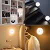 8PCS night light with motion sensor, USB charging light for cabinets and ladders, wireless, wake up at night, children's room