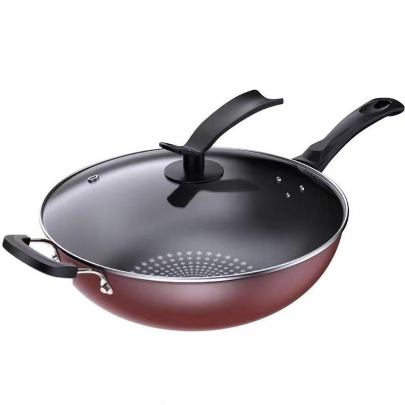 Yoshida Craftsman 34cm Non-stick Wok with Lid