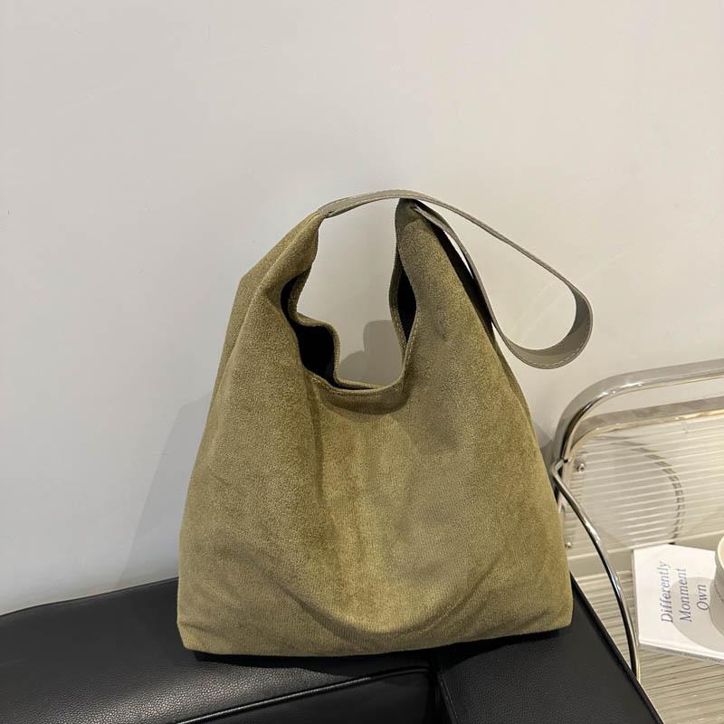 New Fashion Niche Personalized Armpit Bag Large Capacity Leisure Commuter Tote Bag Retro Simple Shoulder Women's Bag