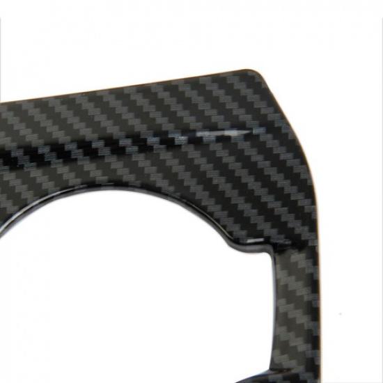 Carbon Fiber Style Central Control A/C Panel Cover Tirm For Subaru Crosstrek/XV