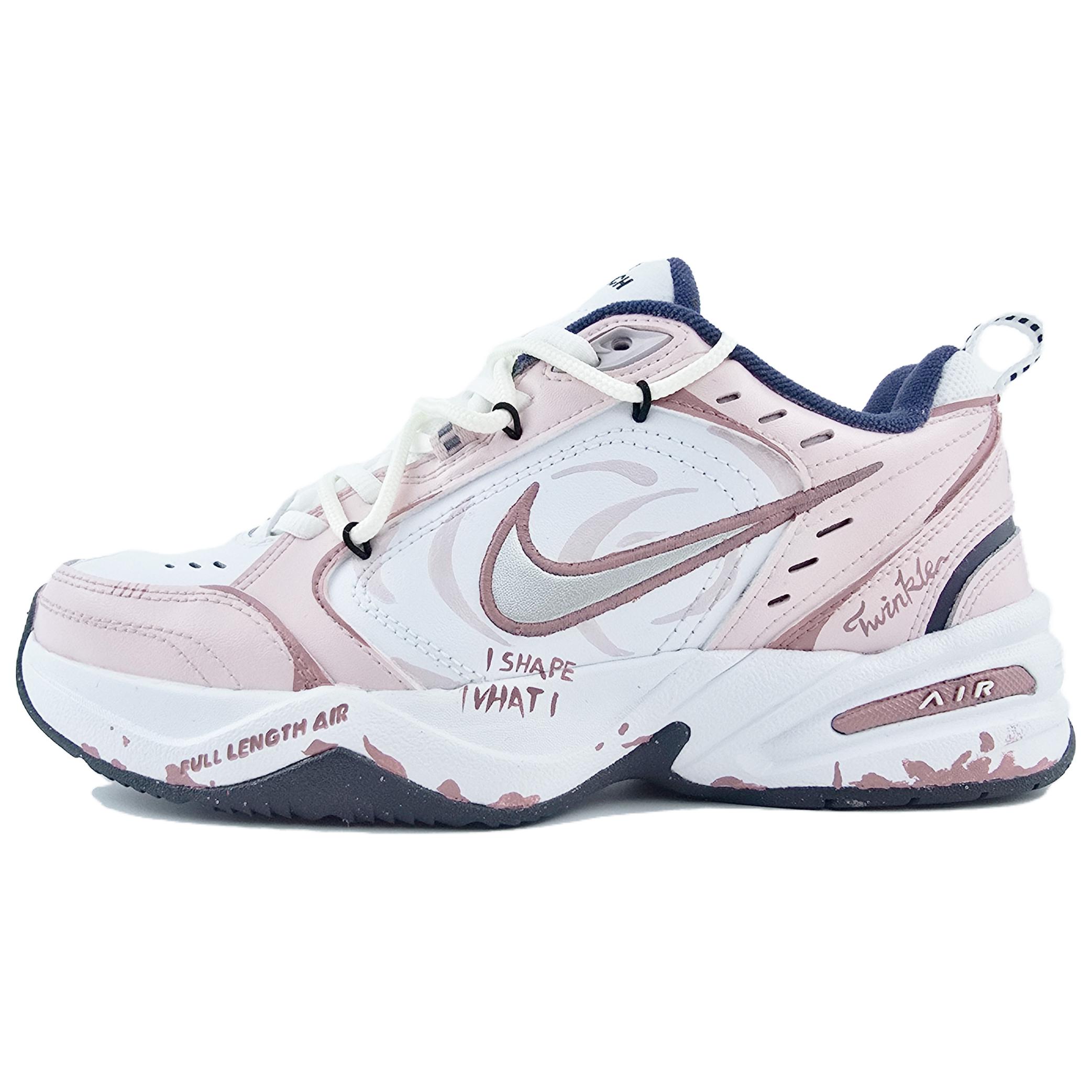 

Nike Air Monarch 4 Устойчивые к скольжению Устойчивые к истиранию Устойчивые к скольжению Устойчивые к истиранию Низкие Кроссовки на массивной подошве Унисекс 415445-102(Команда558-) 40