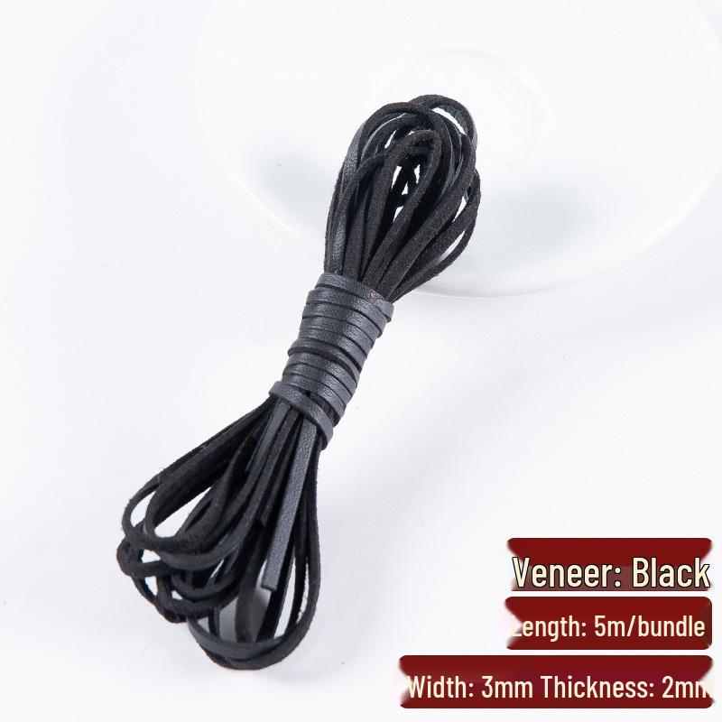 

Настоящий кожаный шнурок для изготовления украшений своими руками - Материал для браслетов и ожерелий Cowhide Cord