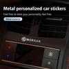 4/8PCS Car Metal Stickers Universal Auto Emblem Decals Accessories For MG Morgan Pilot GT 3 6 5 7 HS ZS ZX EHS Phev bso1