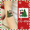 Ruikalong Christmas Cartoon Temporary Tattoo Stickers for Face and Arms