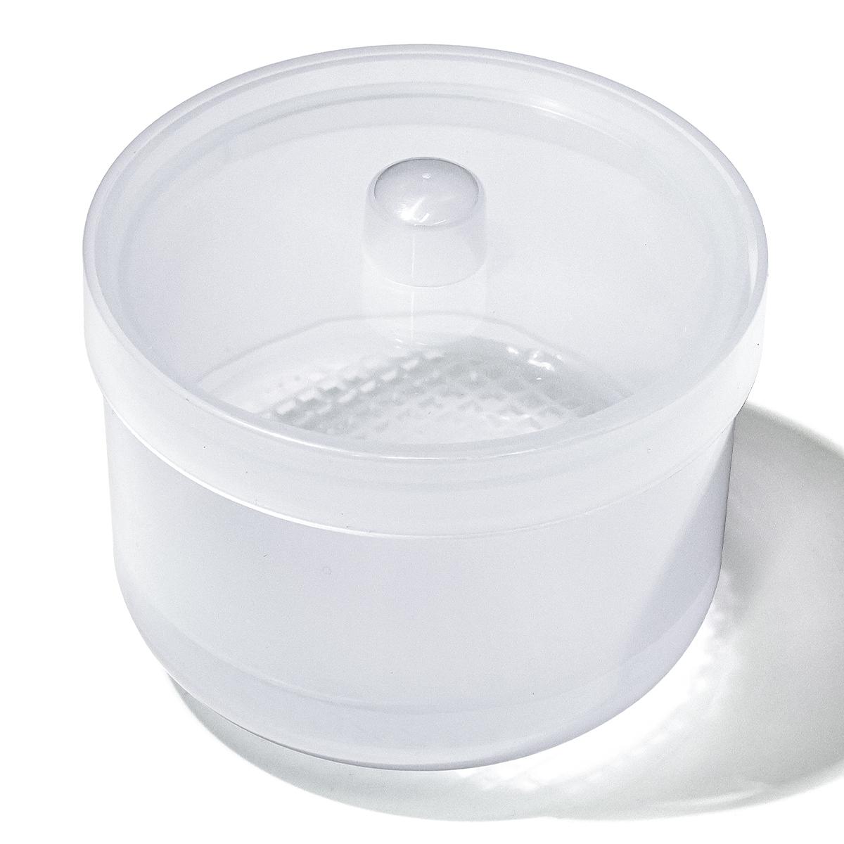 

Nail Art Polishing Head Disinfection Box Double Filtration Cleaning Box Manicure Storage Box Nail Brush Cleaning Container белый