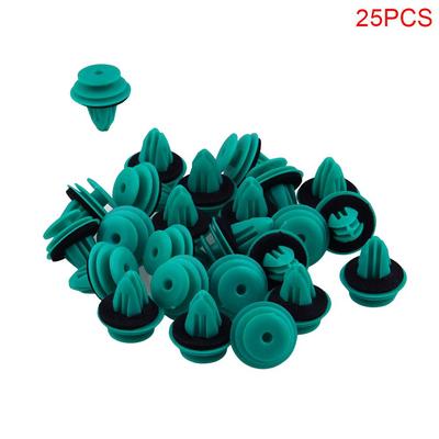 DrapopAuto Fastener Clips Retainer Plaque Nylon Rivet Bumper Door Panel Fender Retaining Clip For Toyota 90467-10188