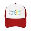 Summer Sun Hats Aeroflot Aviation Russe Pilote Aerospace Baseball Cap Stylish Trucker Hat Summer Women Men Rock Snapback Cap