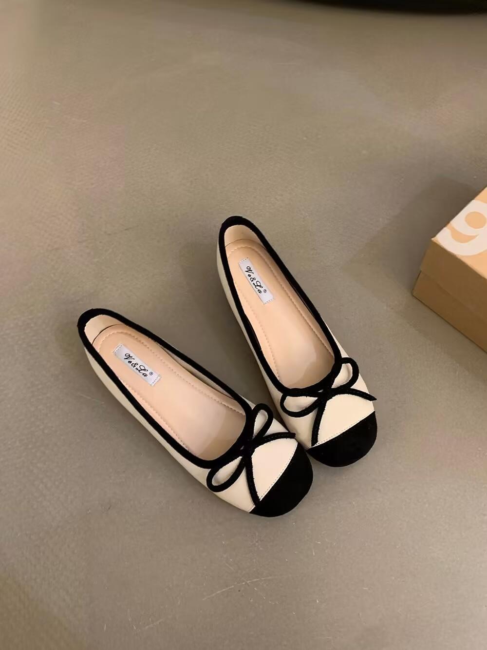 Модные женские туфли на мягкой подошве на плоской подошве Осенние неглубокие мокасины — фото 9