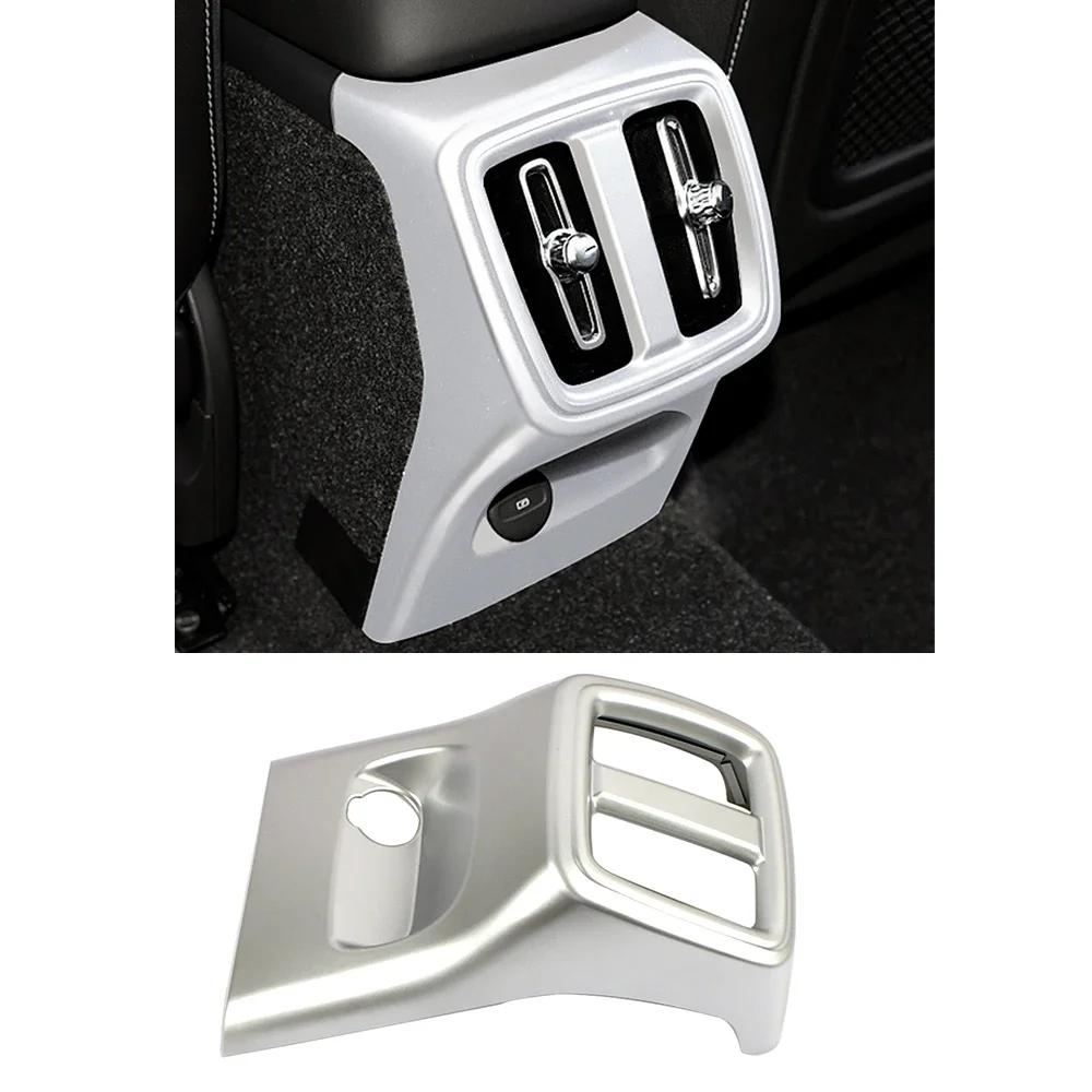 For Volvo XC40 2019-2024 Car Styling Interior Accessories Central Console Decoration Frame Cover Trim ABS Silver Sticker