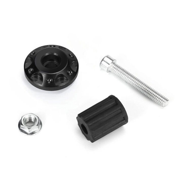 Tourtecs LE1 Handlebar Ends / Weights for Motorcycle Universal Handlebar Black