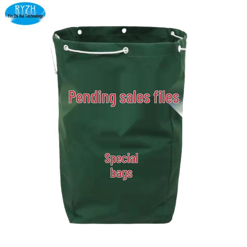 RYZH Thickened Canvas Logistics Document Bag 50x40x90 cm