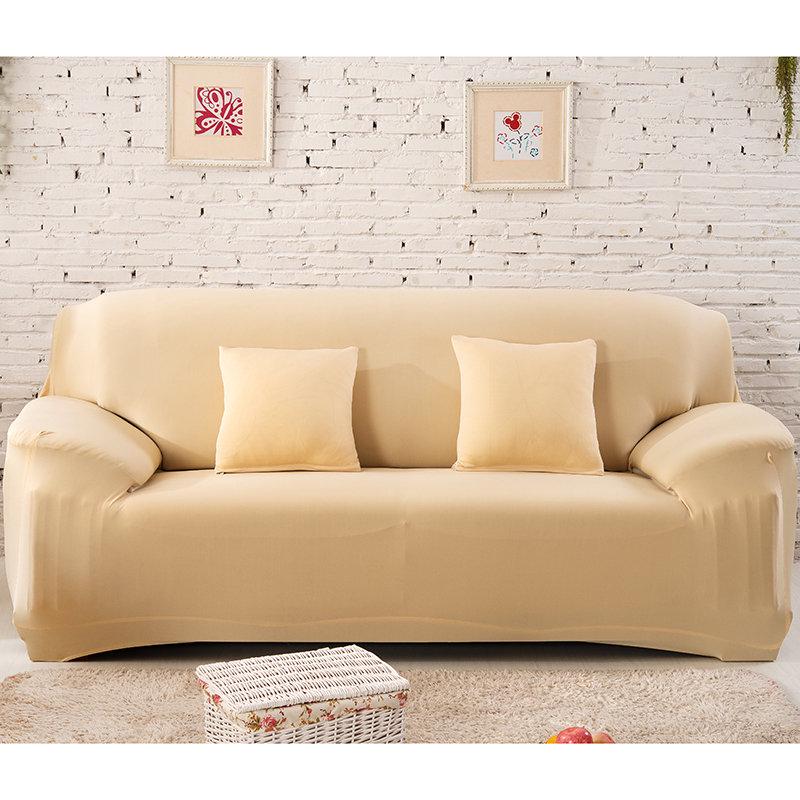 Elastic Plain Solid Sofa Cover Stretch Tight Wrap All-Inclusive Sofa Cover For Living Room Funda Sofa Couch Cover Armchair Cover