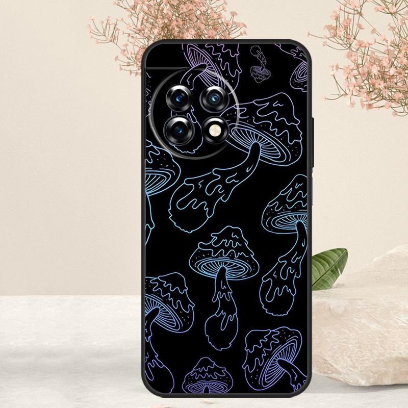 Skull Gothic Creepy Pastel Goth Case For OnePlus 12R 10T 8T 9R 10R OnePlus 12 11 9 10 Pro Nord CE 2 3 Lite N10 N20 N30 Cover