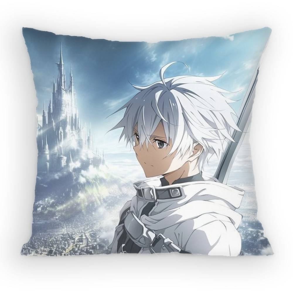 Eiyuu Densetsu Rean Schwarzer Pillow Case Anti-Dustmite Pillowcase Invisible Zipper Silky Short Plush Sofa Cushion Cover