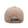 Gorra de Béisbol de Invierno para Hombre Mujer Bordado de Letras Gorra de Lana de Cordero Gorra Cálida