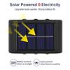 Solar Wall Lamp Outdoor Waterproof Up & Down Lighting Solar Fence Lights Solar Powered Garden Yard Decorative Wall Lights