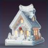 2D Flat Classic Acrylic Snowman House Tabletop Decoration, Snowman, Pine Trees, and Snowflakes, suitable for wall decoration, porch, room, villa, acce