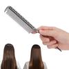 Professional Rat Tail Hair Comb Salon Hairdressing Styling Comb Barber Aluminum Metal Comb
