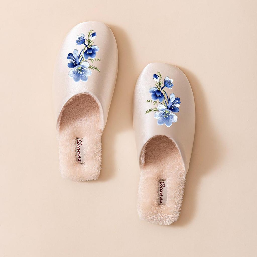 Modische weiche Baumwoll-Hausschuhe für Paare - Leises, hochwertiges Design für den Wintergebrauch im Innenbereich