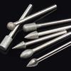 20 ks Diamantové brusné hlavy Mini bit pro rotační vrtačku Brusné nástavce 3mm stopka Sada nástrojů Abrazivní nástroj