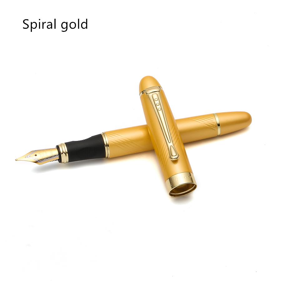 Jinhao Classic Fountain Pen, Luxury Gold Trim Iraurita Tip Medium Writing, Jin Hao 450 Office Signature School Calligraphy A6293