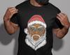 Black Santa Claus T-Shirt: Unisex Holiday Apparel