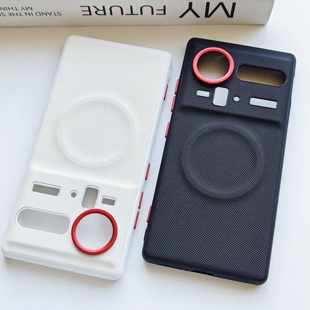 Applicable to Nubia z11ultra mobile phone case trendy high-end z11sultra magnetic brick stone pattern protective cover