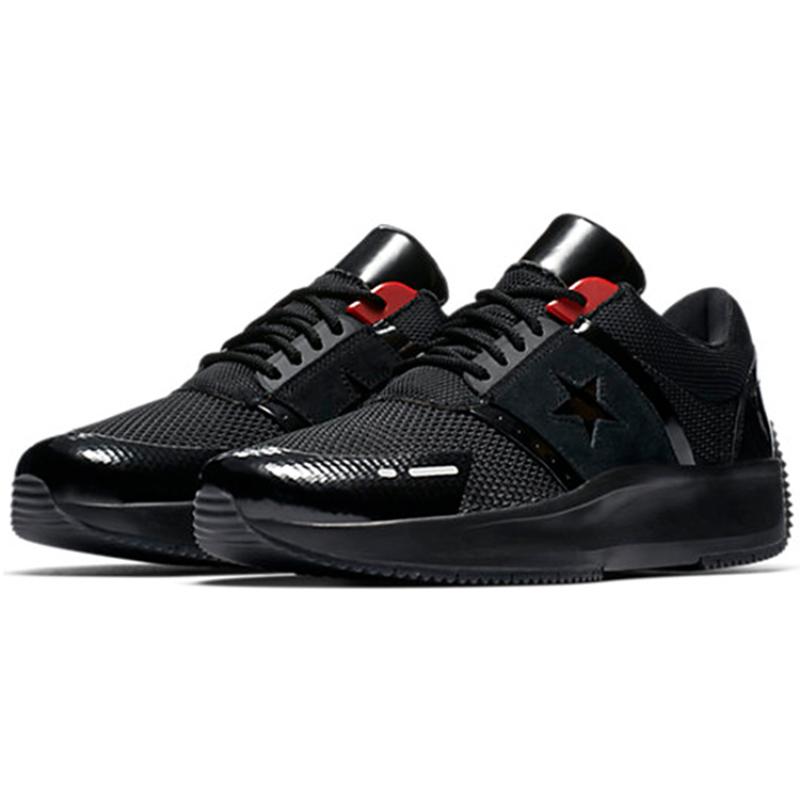 Y2K X Converse Run Star Hike Mesh Leather Low-Top Casual Running Shoes Unisex Black