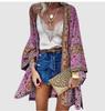 Women Summer Full Sleeved Vintage Kimono Casual Cardigans Plus Size Beach Coverups