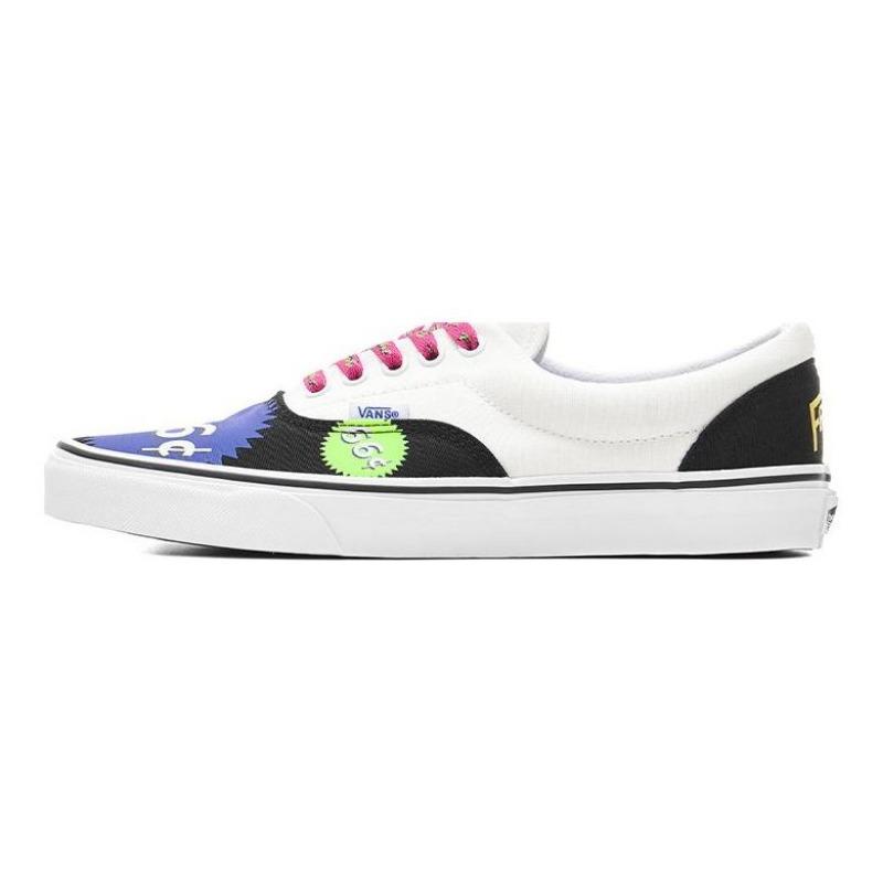 Vans Era Mini Mart Collection Trendy Low-Top Unisex Skate Shoes Black White VN0A54F140L 35
