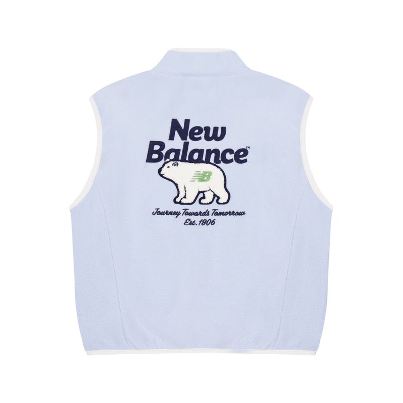 New Balance Kids Vests Stand Collar Moderate 7JF41103-BL