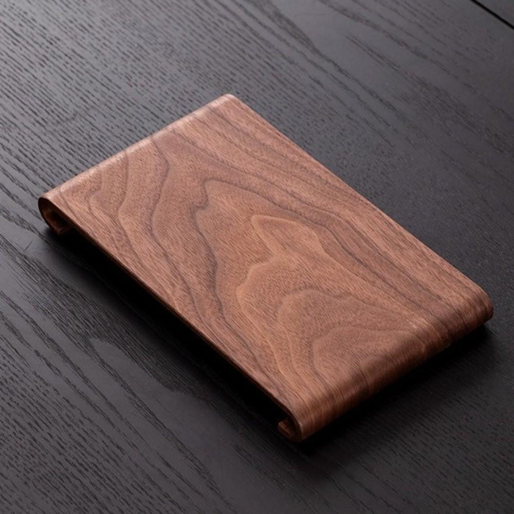 Black Walnut Heat-resistant Tray Rectangular Coffee Table Tray Walnut Tea Tray  Restaurant