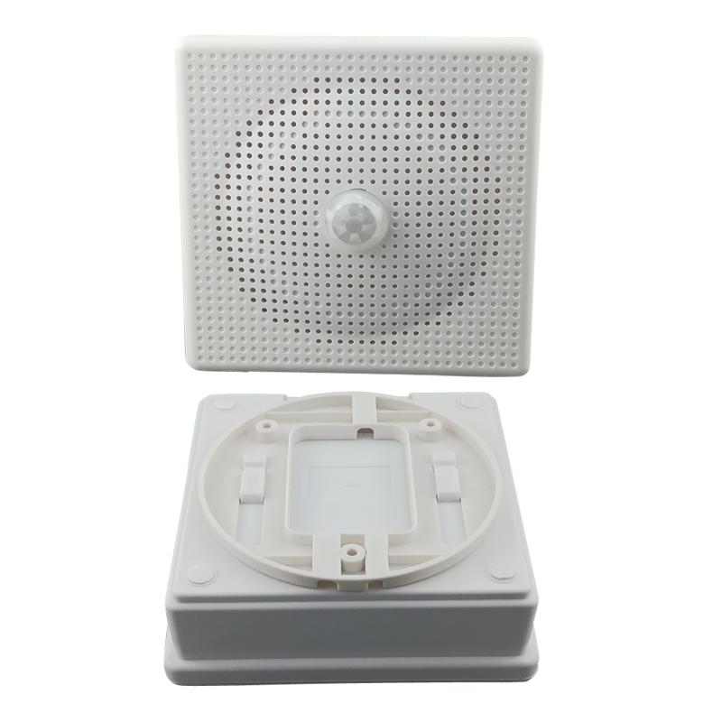 Infrared Doorbell with Human Body Sensing & Voice Prompt Welcome Speaker & Player Plastic Enclosure