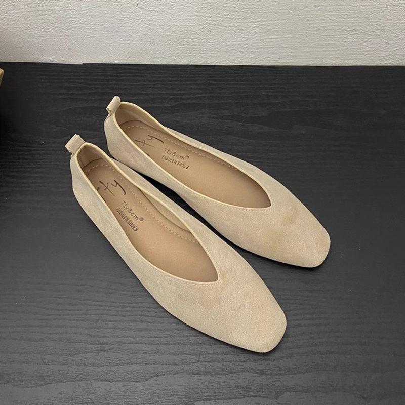 Fashion SUOJIALUN 2025 Spring New Women Flat Shoes Fashion Round Toe Slip On Ladies Elegant Boat Shoes Soft Flat Heel Outdoor Single Sho