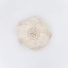 5Pcs 3D Beaded Center Chiffon Artificial Flowers for DIY Sewing Garment Patch Photo Prop Party Decoration