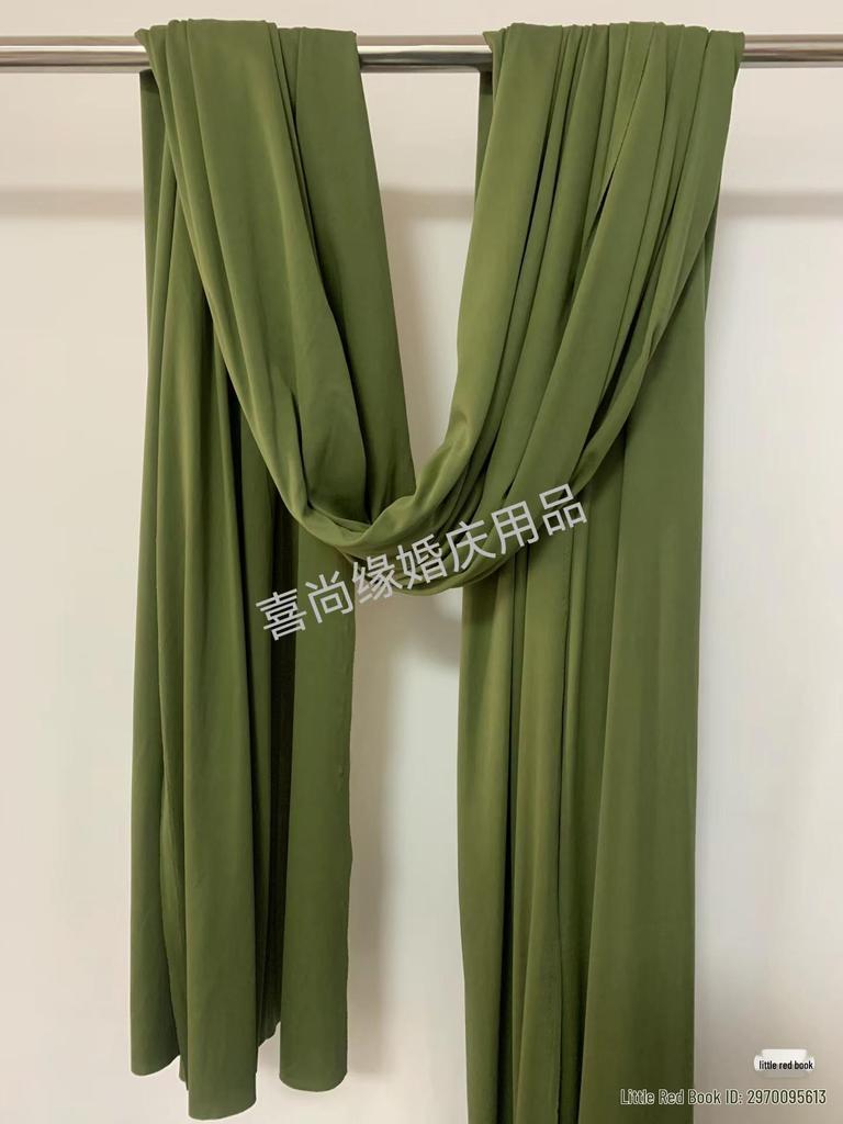 Matte Seiden-Stretch-Stoffe für Hochzeitsvorhänge und Hoteldekoration