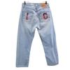 Levi's 521 Denim pants W33 Wash blue jeans Men's Used