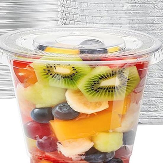 10/20/30/50Pcs Dessert Cup BPA-Free Plastic Cups Desserts Fruits Cakes Ice Cream Pudding Milkshake Cups