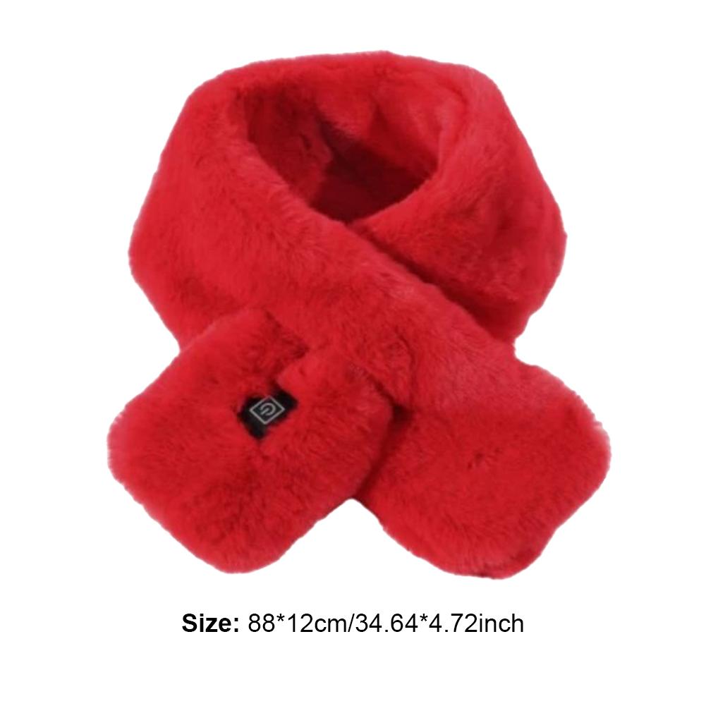 Electric Heating Scarf Heating Pads 3 Gear Heating USB Heater  Thermal Shawl Outdoor Warm Neck Brace Warm Bib For Women Men