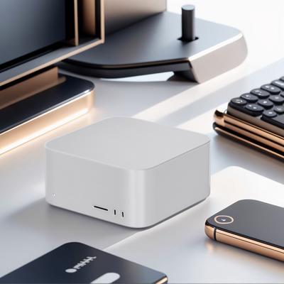 Silicone Case for Apple Mac Studio 2025 Shockproof Soft Skin Cover Anti-scratch Silicone Sleeve Protective Case Cover Sleeve