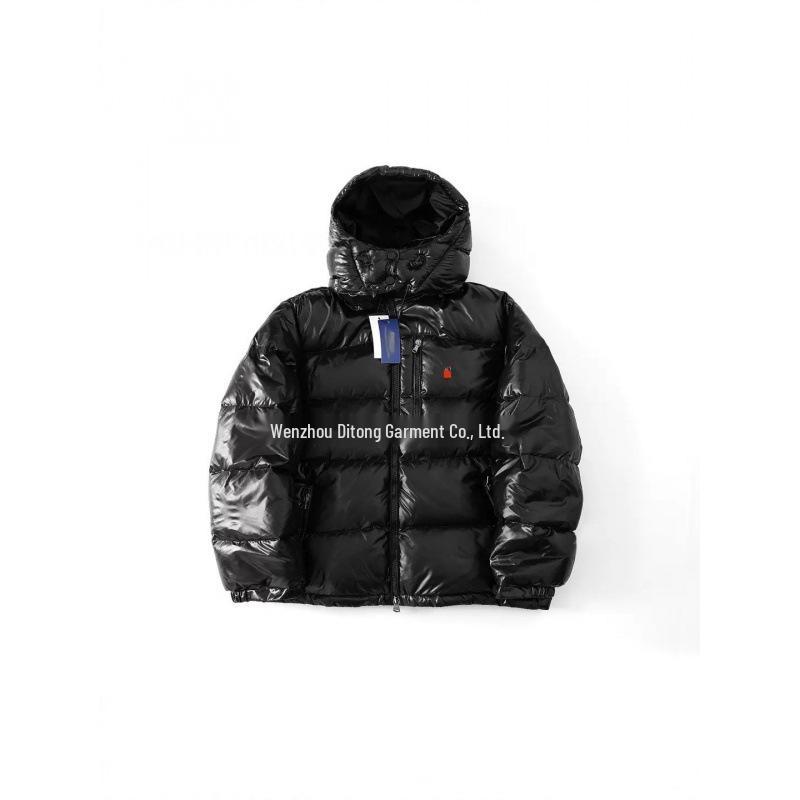 RL War Horse Embroidered Hooded Windproof Water-Repellent Down Jacket for Men & Women