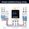 AC 70~270V 100A 25KW Multifunction AC Digital Voltage Ammeter Power Factor Meter Electric Energy Monitor Meter Wattmeter