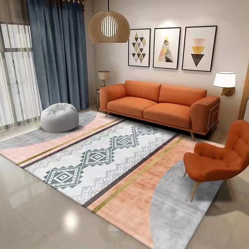 Ковер Спальня Прикроватный ковер Современный Минималистский Гостиная Диван Чайный столик Ковер Большая Площадь 80 * 120CM