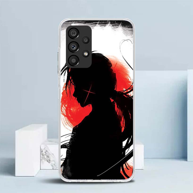 Rurouni Kenshin Anime für Samsung Galaxy A17 A37 A57 A16 A26 A36 A56 A15 A14 A55 Handyhülle A13 A53 A25 A35 A24 A34 A23 A33 Gala