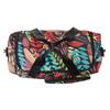 Oxford Fabric Travel Duffel Bag with Leaf Print Multiple Pockets Waterproof Gym Weekender Bag