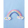 Trade Children's Clothing, Girls' Summer Rainbow Dress, Stylish Mid-Length T-Shirt Dress for Baby Girls, Children's Dress, Children's Clothing 6