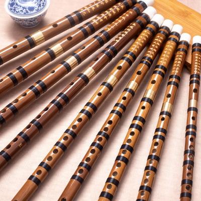 Flauta tradicional chinesa Flauta tradicional feita à mão Instrumento musical Flauta chinesa Performance