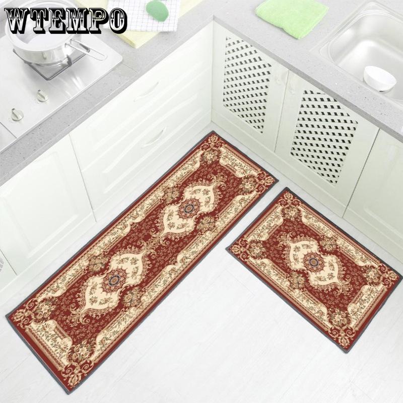 Kitchen Floor Mat Door Mat Long Strip Household Oil Proof Foot Mat Bedroom Entrance Bathroom Non Slip Mat
