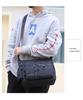 2024 Men's Waterproof Crossbody Bag, Large Capacity, 7 Compartments for Casual, Business, and Travel.