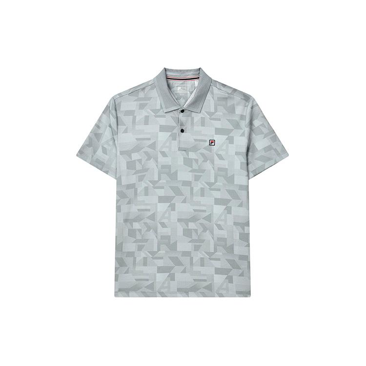 New FILA Polo Shirt Men's Gale Blue F11M231105F-LB